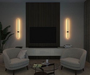 DK5014-BK Бра 1000 мм, 3000К, IP20, 12 Вт, черный, алюминий в Губахе - gubaha.mebel24.online | фото 5