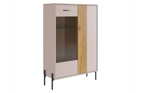 ДОМИНИКА Комод (со стеклом) в Губахе - gubaha.mebel24.online | фото