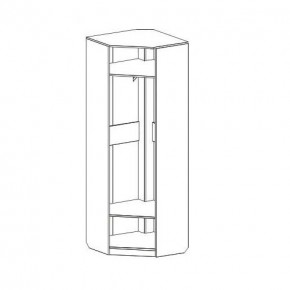 ЭЛАНА Прихожая (модульная) Дуб сонома в Губахе - gubaha.mebel24.online | фото 5