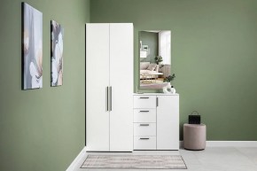 ЭЙР прихожая (модульная) Белый Шагрень в Губахе - gubaha.mebel24.online | фото 26