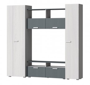 Гостиная Эмми (Анкор светлый/Графит) в Губахе - gubaha.mebel24.online | фото 2