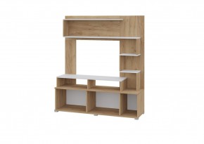Гостиная Ника (Крафт золотой-белый) в Губахе - gubaha.mebel24.online | фото 2