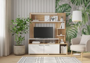 Гостиная Ника (Крафт золотой-белый) в Губахе - gubaha.mebel24.online | фото 3