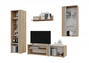 Гостиная Омега (Крафт золотой-Бетон) в Губахе - gubaha.mebel24.online | фото 3