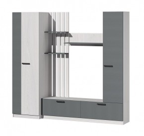 Гостиная Юджи (Анкор светлый/Графит) в Губахе - gubaha.mebel24.online | фото 2