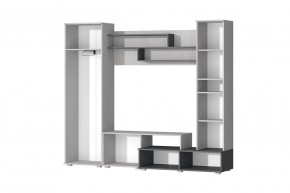 Гостиная Юна (Анкор светлый/Графит) в Губахе - gubaha.mebel24.online | фото 2