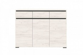 ГРЕТТА Комод 3С3Я 3дв, 3ящ (дуб крафт) в Губахе - gubaha.mebel24.online | фото