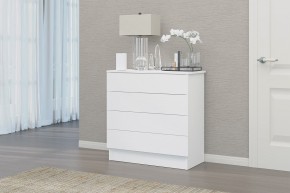 Комод Фаворит-3 (Белый текстурный) в Губахе - gubaha.mebel24.online | фото