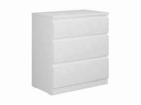 Комод КАСТОР с тремя ящиками, цвет белый в Губахе - gubaha.mebel24.online | фото