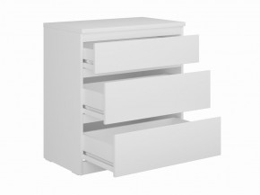 Комод КАСТОР с тремя ящиками, цвет белый в Губахе - gubaha.mebel24.online | фото 2