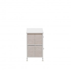 Комод Leset Линкс 2 ящ. (к/з), Каркас Белый, ящики Белые в Губахе - gubaha.mebel24.online | фото 4