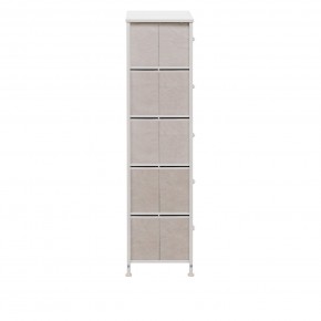 Комод Leset Линкс 5 ящ. (к/з), Каркас Белый, ящики Белые в Губахе - gubaha.mebel24.online | фото 5
