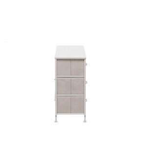 Комод Leset Линкс 6 ящ. (к/з), Каркас Белый, ящики Белые в Губахе - gubaha.mebel24.online | фото 4