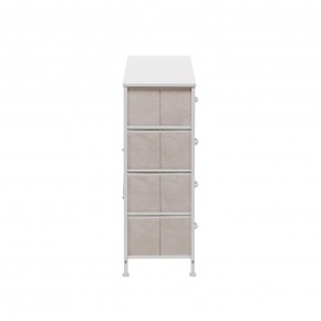 Комод Leset Линкс 8 ящ. (к/з), Каркас Белый, ящики Белые в Губахе - gubaha.mebel24.online | фото 5