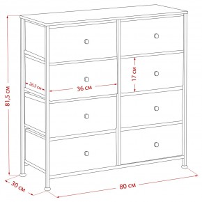 Комод Leset Линкс 8 ящиков (МДФ) в Губахе - gubaha.mebel24.online | фото 12