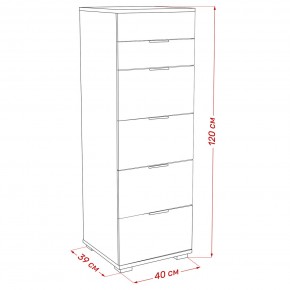 Комод Leset Наоми 6 в Губахе - gubaha.mebel24.online | фото 8