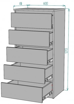 Комод Мальта K132 в Губахе - gubaha.mebel24.online | фото 2