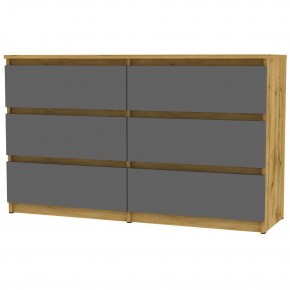 Комод Malta light K142 (ДВ-Графит) в Губахе - gubaha.mebel24.online | фото