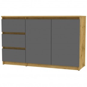 Комод Malta light K187 (ДВ-Графит) в Губахе - gubaha.mebel24.online | фото