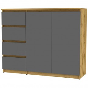 Комод Malta light K189 (ДВ-Графит) в Губахе - gubaha.mebel24.online | фото
