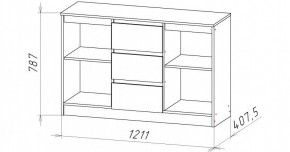 НИЦЦА-5 Комод (НЦ.05) в Губахе - gubaha.mebel24.online | фото 2