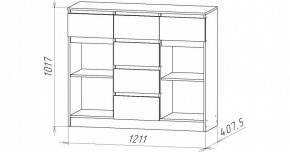 НИЦЦА-6 Комод (НЦ.06) в Губахе - gubaha.mebel24.online | фото 2