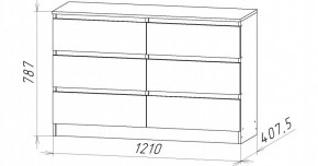 НИЦЦА-7 Комод (НЦ.07) в Губахе - gubaha.mebel24.online | фото 3
