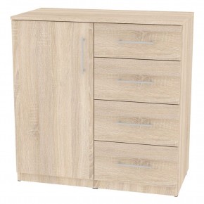 Комод "Калисто (K17)" ручка рейлинг (Дуб сонома) в Губахе - gubaha.mebel24.online | фото