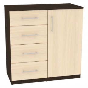 Комод "Калисто (K18)" ручка рейлинг (Венге-ДМ) в Губахе - gubaha.mebel24.online | фото