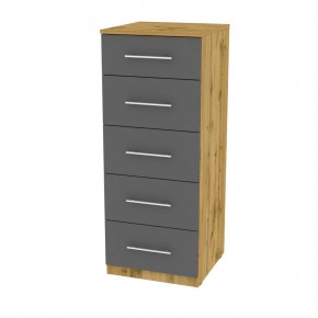 Комод "Калисто (K35)" ручка рейлинг (ДВ-Графит) в Губахе - gubaha.mebel24.online | фото