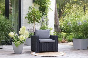 Комплект кресел Калифорния (California chair) графит в Губахе - gubaha.mebel24.online | фото 1