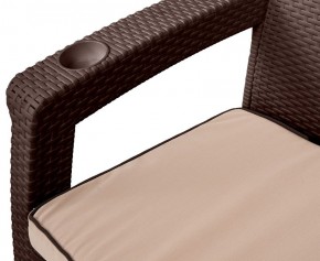Комплект кресел Yalta Premium Double Seat (Ялта) шоколадный (+подушки под спину) в Губахе - gubaha.mebel24.online | фото 2