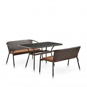 Комплект мебели из иск. ротанга T286A/S139A-W53 Brown в Губахе - gubaha.mebel24.online | фото 2