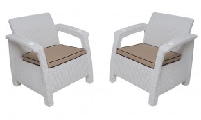 Комплект на балкон Yalta Balcony Set (Ялта) белый в Губахе - gubaha.mebel24.online | фото 4