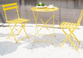 Комплект садовой мебели OTS-001R (стол + 2 стула) металл в Губахе - gubaha.mebel24.online | фото 9