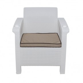 Комплект уличной мебели Yalta Premium Terrace Set (Ялта) белый (+подушки под спину) в Губахе - gubaha.mebel24.online | фото 6