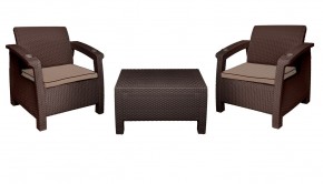 Комплект уличной мебели Yalta Premium Terrace Set (Ялта) шоколадый (+подушки под спину) в Губахе - gubaha.mebel24.online | фото 8