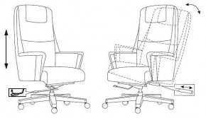 Кресло для руководителя Бюрократ _DUKE в Губахе - gubaha.mebel24.online | фото 8