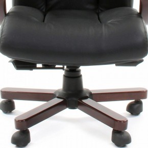 Кресло для руководителя Chairman 421 черный/орех темный, черный в Губахе - gubaha.mebel24.online | фото 4