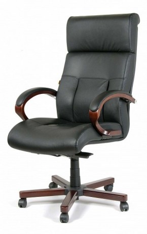 Кресло для руководителя Chairman 421 черный/орех темный, черный в Губахе - gubaha.mebel24.online | фото 7