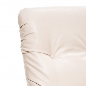 Кресло-качалка Модель 67 Венге текстура, к/з Varana cappuccino в Губахе - gubaha.mebel24.online | фото 5