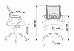 Кресло компьютерное CH-695N/BL/TW-11 в Губахе - gubaha.mebel24.online | фото 12