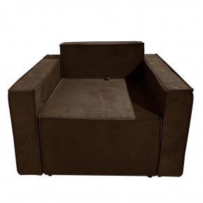 Кресло-кровать Принц КК1-ВК (велюр коричневый) в Губахе - gubaha.mebel24.online | фото