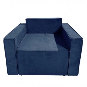 Кресло-кровать Принц КК1-ВСи (велюр синий) в Губахе - gubaha.mebel24.online | фото