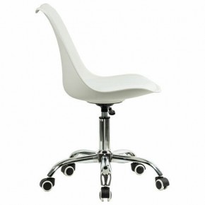 Кресло стул BRABIX "Eames MG-310 CH", хром, пластик белый, экокожа белая, 532923 в Губахе - gubaha.mebel24.online | фото 3