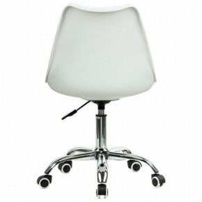 Кресло стул BRABIX "Eames MG-310 CH", хром, пластик белый, ткань серая, 532924 в Губахе - gubaha.mebel24.online | фото 4