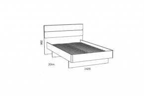 Кровать 1200х2000 "Морти" НМ 041.20 Х с основанием в Губахе - gubaha.mebel24.online | фото 7