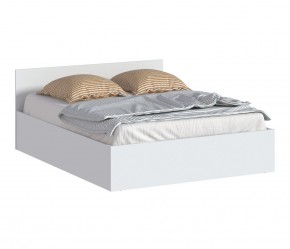 Кровать (1600) Бруклин СБ-3359 с основанием и ПМ (Белый) в Губахе - gubaha.mebel24.online | фото