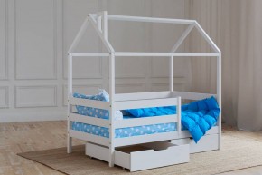 Кровать-домик 80*190 Белый в Губахе - gubaha.mebel24.online | фото 4