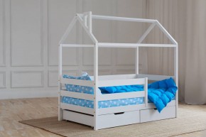 Кровать-домик 80*190 Белый в Губахе - gubaha.mebel24.online | фото 5